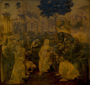 LEONARDO da Vinci Adoration of the Magi